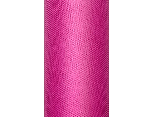 partydeco Tüll auf der Rolle Magenta 30 cm breit x 9 m lang Tischläufer Stoff partydeco Tüll auf der Rolle Magenta 30 cm breit x 9 m lang Tischläufer Stoff von PartyDeco