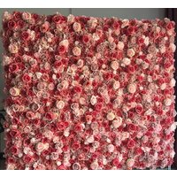 Gefälschte Blumen Wand Für Hochzeit Fotografie Hintergrund Simulation Rose Blume Künstliche Pfingstrose Event Baby Shower Party Decor Panel 40 60 cm von PartyDecorStudioCN