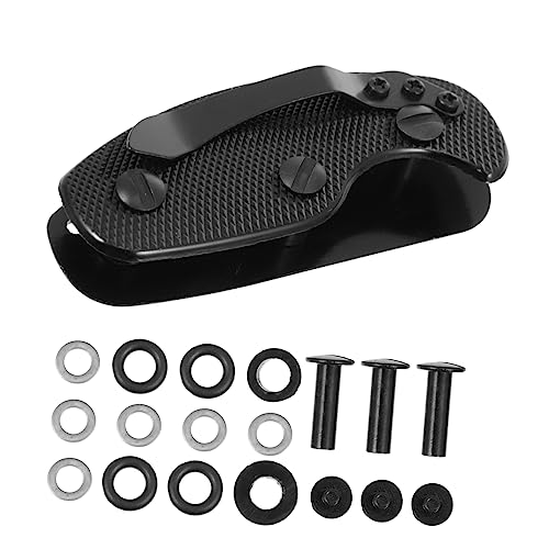 PartyKindom 1 Satz Aluminiumlegierung Schlüsselorganizer mit Clip Outdoor Schlüsselhalter für Türschlüssel und Leicht für Reisen und Alltag Schützt Kleidung und Erleichtert Identifikation von PartyKindom