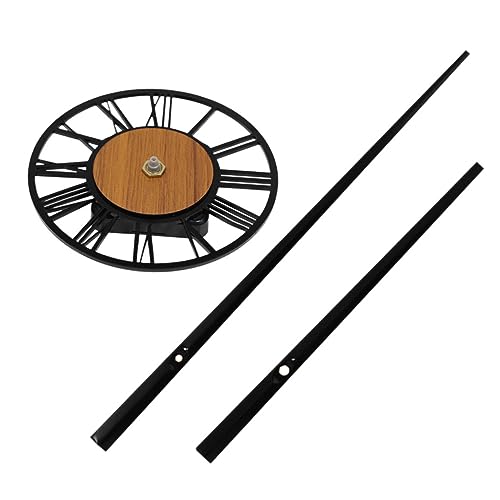 PartyKindom 1 Satz DIY Wanduhr Set mit Römischen Ziffern Mute Uhrwerk für Holz Design Einfach zu Montieren für Reparatur und Bastelprojekte von PartyKindom