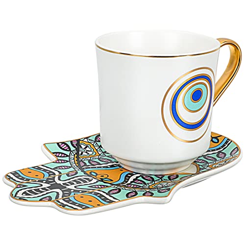 PartyKindom 1 Satz Kaffeetassen Set aus Keramik mit Untertassen für Kaffee Tee und Entspannte Ergonomisches Design Langlebig und Leicht zu Reinigen PartyKindom 1 Satz Kaffeetassen Set aus Keramik mit Untertassen für Kaffee Tee und Entspannte Ergonomisches Design Langlebig und Leicht zu Reinigen von PartyKindom