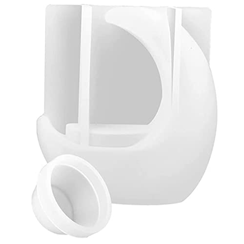 PartyKindom 1 Satz Mondförmige Silikonform für Kerzenhalter DIY Gießform für Teelichter Epoxidharz Bastelzubehör für Kreative Projekte und PartyKindom 1 Satz Mondförmige Silikonform für Kerzenhalter DIY Gießform für Teelichter Epoxidharz Bastelzubehör für Kreative Projekte und von PartyKindom