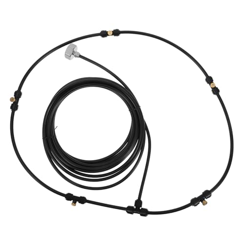 PartyKindom 1 Satz Outdoor Misting Kit für Ventilatoren für Garten Terrasse und Pool Effizientes Kühlmittel mit Gleichmäßiger Wasserverteilung Installieren für Heiße Sommertage Geeignet von PartyKindom