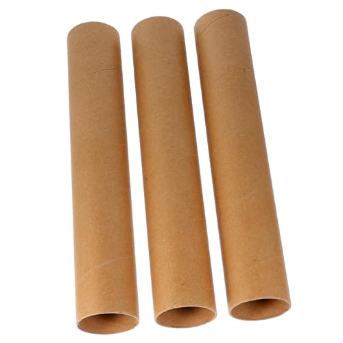 PartyKindom 1 Satz Papierrohre Rohlinge Für Bastelarbeiten Wiederverwendbare Papierzylinder Für Kreative DIY Projekte Für Schule Und Kindergarten Durchmesser 3 Stück von PartyKindom