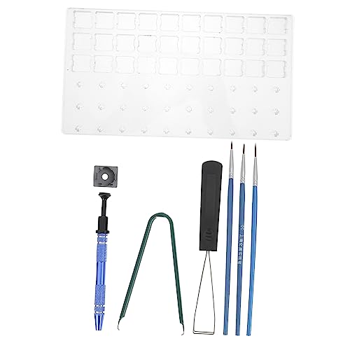 PartyKindom 1 Satz Wellensatz Ausführen Tastenkappe Halter Für Schlüsselschalterschaft Gleitmittel-kit Für Mechanische Tastaturen Tastaturschalter Werkzeug Universal- Stangenhalterung Acryl von PartyKindom