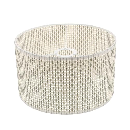 PartyKindom 1 Stück Moderner Rustikaler Lampenschirm Imitation Rattan Beige Dekorativer Lampenschirm für Tischlampe Geeignet für Verschiedene Stile und Szenarien von PartyKindom