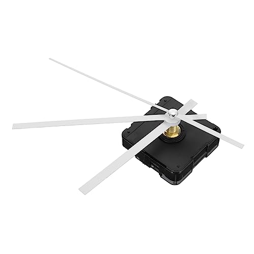 PartyKindom 1 Stück Uhrwerk Aus Quarz Uhr Reparatur Teile Selber Machen Retro Quarzuhrwerk Uhrwerk Mit Langer Welle Leise DIY-Uhr Wanduhrwerk Uhr Mit Quarzwerk Uhrzeiger Uhr-kit Weiß Metall von PartyKindom