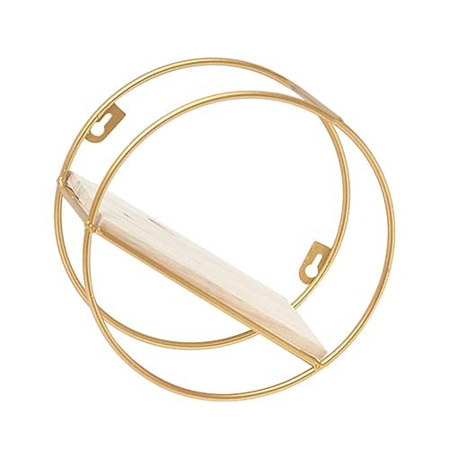 PartyKindom 1stück Wandmontierter Lagerregal Multifunktionales Wandregal Für Und Badezimmer Goldene Wandablage Aufbewahrung Von Kleinigkeiten Und Platzsparend von PartyKindom