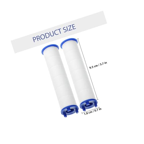 PartyKindom 10 Stück Duschkopf Filter Ersatzfilterpatrone aus Dickem PP Baumwollfilter für Haushalt Bad Wasserreinigung Sedimentfilter Langlebig und Elastisch von PartyKindom