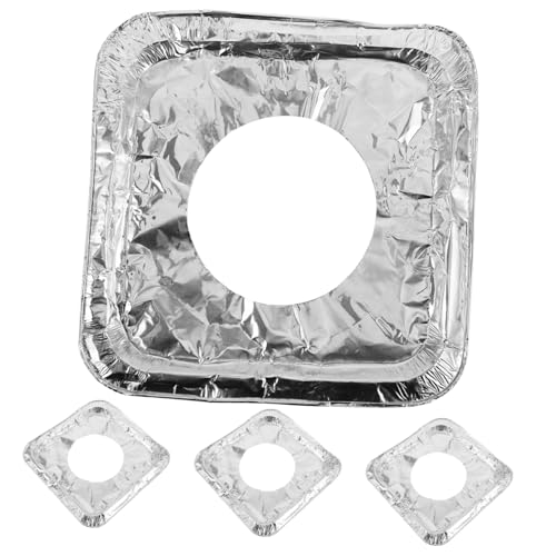 PartyKindom 10 Stück Gasherd Schutzfolie Aluminium Quadratische Hitzebeständige Gasherd Brennerabdeckungen Vielseitig Kompatibel Antihaftbeschichtet Einfache PartyKindom 10 Stück Gasherd Schutzfolie Aluminium Quadratische Hitzebeständige Gasherd Brennerabdeckungen Vielseitig Kompatibel Antihaftbeschichtet Einfache von PartyKindom