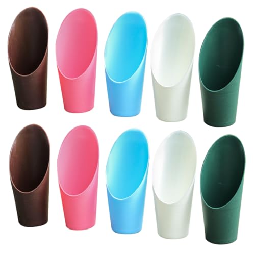 PartyKindom 10 Stück Teiliges Gartenschaufel Langlebigem PP Kunststoff Präzise Bodenschaufeln für Sukkulenten und Pflanzen Vielseitig Einsetzbar für Erde Dünger und Mulch für Gartenarbeit und von PartyKindom