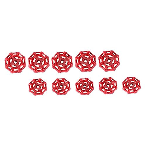 PartyKindom 10 Stück Teiliges Metall Absperrgriff Kugelventil Handrad Ersatzteile Rot für Wasserrohr Armaturen Langlebig Poliert Praktisch PartyKindom 10 Stück Teiliges Metall Absperrgriff Kugelventil Handrad Ersatzteile Rot für Wasserrohr Armaturen Langlebig Poliert Praktisch von PartyKindom