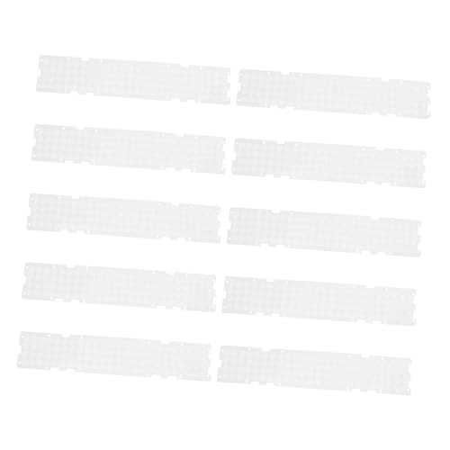 PartyKindom 10 Stück Teiliges Transparentes Anti Katzen dornengitter für Garten und Balkon Flexible Schutzmatten gegen Katzen Vögel und Hunde Einfach Zuschneidbar Witterungsbeständig Pflanzen von PartyKindom