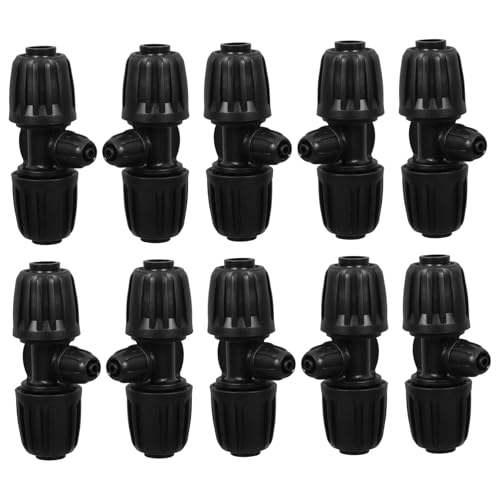 PartyKindom 10 Stück Tropfbewässerungsverbinder Barbed Tee für Vinylrohre Sicherer Langlebiger für Gartenbewässerungssysteme PartyKindom 10 Stück Tropfbewässerungsverbinder Barbed Tee für Vinylrohre Sicherer Langlebiger für Gartenbewässerungssysteme von PartyKindom