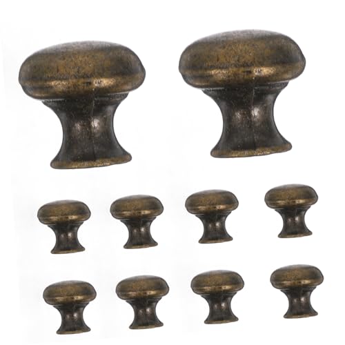 PartyKindom 10 Stück Vintage Schrankknöpfe Teiliges Zinklegierung für Möbel Küchenschränke und Schlafzimmer Dekorative Möbelknäufe mit Robuster Bauweise und Stilvollem Design von PartyKindom