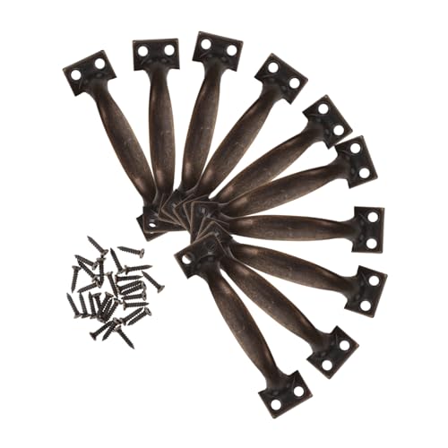 PartyKindom 10 Stück Vintage Schranktürgriffe Antike Bogenform Türbeschläge für Schränke Kommoden und Küchenschränke Grünlich Bronze Finish Mühelose Installation Vielseitig Einsetzbar PartyKindom 10 Stück Vintage Schranktürgriffe Antike Bogenform Türbeschläge für Schränke Kommoden und Küchenschränke Grünlich Bronze Finish Mühelose Installation Vielseitig Einsetzbar von PartyKindom