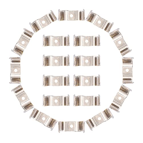 PartyKindom 100 Stück LED Fluorescent Tube Clips Montagezubehör für LED Röhren Einfache Installation Langlebig Stabil und Benutzerfreundlich von PartyKindom
