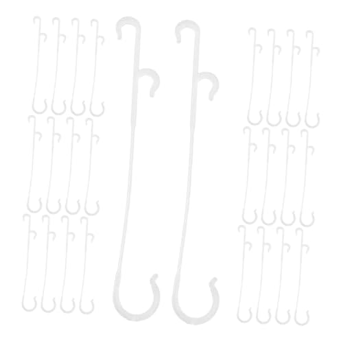 PartyKindom 100Stücke Wiederverwendbare Tomaten Gemüse-halterclips Kunststoff Pflanzenstützen für Kletterpflanzen Einfache Installation Stabiler Halt für Gartenbedarf von PartyKindom