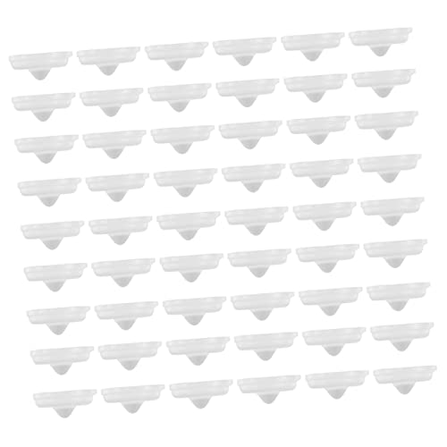 PartyKindom 100 Stück Selbstklebende Transparente Schutzpuffer Flexiblem Material Geräuschdämpfend Robust und rutschfest für Möbel Schranktüren und Toilettensitze von PartyKindom