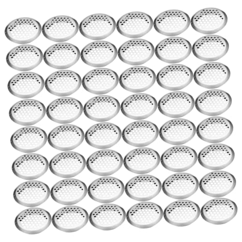 PartyKindom 100 Stück Shoe Closet Vent Mesh Belüftungsgitter für Schränke Praktische Abluftöffnungen für Schuhschränke und Kleiderschränke Einfache Installation Effektiver Schutz gegen von PartyKindom