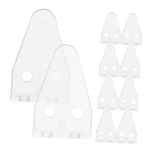 PartyKindom 10stücke Jalousie-halteklammern Jalousie-unterschienen-halteklammern Transparente von PartyKindom