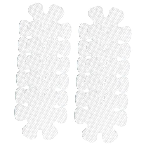 PartyKindom rutschfeste Blumenaufkleber Selbstklebende Duschaufkleber Verschleißfest Transparent Badewannenaccessoires 12 Stücke für Sicheren Halt in Badewanne und Dusche von PartyKindom