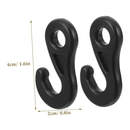 PartyKindom 15 Stück Teiliges Outdoor zeltzubehör Kunststoff Haken Windresistent Multifunktionale Zeltschnurhalter Für Camping Wandern Zum Einfachen Zeltaufbau Und Lampenaufhängung von PartyKindom