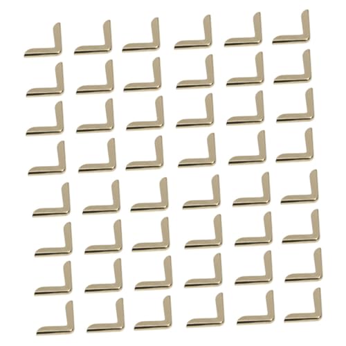 PartyKindom 180 Stück Vintage Metall Eckenschützer Goldfarbene Buchkantenschutz Dekorative Schutzecken für Fotoalben Notizbücher Scrapbooking Tagebücher Aktenordner von PartyKindom