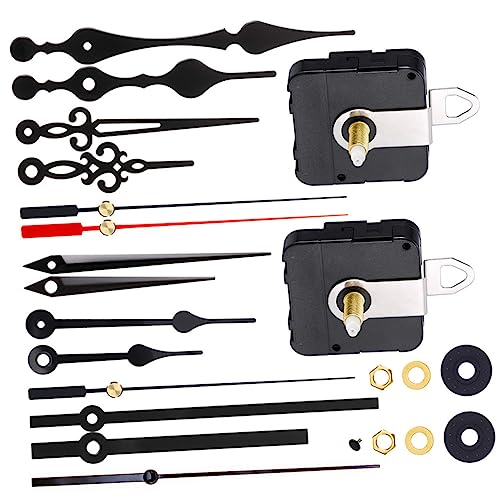 PartyKindom 1Satz DIY Uhrwerk mit Quarzbewegungen und Zeigersätzen Präzises Taktmechanismus für Wanduhren und Langlebig für DIY Uhrenprojekte von PartyKindom
