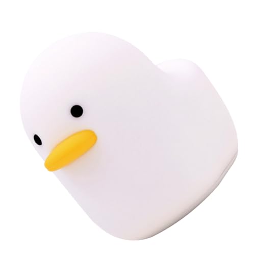 PartyKindom 1Stück USB Wiederaufladbare Silikon Ente Cartoon Design Tischlampe für Kinderzimmer Süße USB Ladeschreibtischlampe für Zuhause PartyKindom 1Stück USB Wiederaufladbare Silikon Ente Cartoon Design Tischlampe für Kinderzimmer Süße USB Ladeschreibtischlampe für Zuhause von PartyKindom