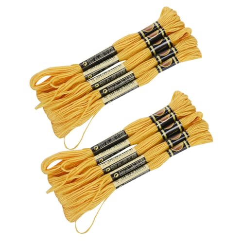 PartyKindom 2 Boxen Boxen Stickgarn Gelb Flexibler DIY Handarbeitsfaden Langlebiges Nähgarn für Kreuzstich Handnähen und Bastelarbeiten Vielseitiges Nähseide Zubehör PartyKindom 2 Boxen Boxen Stickgarn Gelb Flexibler DIY Handarbeitsfaden Langlebiges Nähgarn für Kreuzstich Handnähen und Bastelarbeiten Vielseitiges Nähseide Zubehör von PartyKindom