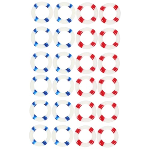 PartyKindom 2 Sätze Miniatur Lebensring Dekorationsset Blau Rot Für DIY Kuchen Topper Bastelprojekte Tischdeko Kinderzimmer Und Partybedarf 20 Stück * 2 PartyKindom 2 Sätze Miniatur Lebensring Dekorationsset Blau Rot Für DIY Kuchen Topper Bastelprojekte Tischdeko Kinderzimmer Und Partybedarf 20 Stück * 2 von PartyKindom