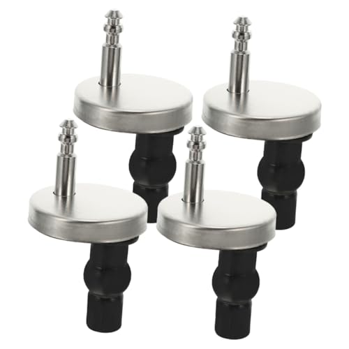 PartyKindom 2 Sätze Toilettensitz Befestigungsschrauben Edelstahl Scharniere Schnellverschluss Ersatz Wc Sitz Zubehör für Langlebige Toilettenreparatur von PartyKindom
