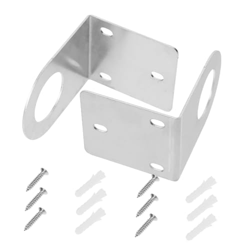 PartyKindom 2 Sätze Wasserfilter Hahnhalterung Wandmontage Wasserhahn Halter Metallhalterung Platzsparend Stabil für Küche Badezimmer PartyKindom 2 Sätze Wasserfilter Hahnhalterung Wandmontage Wasserhahn Halter Metallhalterung Platzsparend Stabil für Küche Badezimmer von PartyKindom