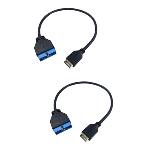 PartyKindom 2 Stück 20 Festplattenadapter Für Computer USB Festplattenadapter USB-Adapter Verlängerungskabel Anschluss Für Externe Festplatte USB-frontpanel-Adapter Verbinder Rechner von PartyKindom