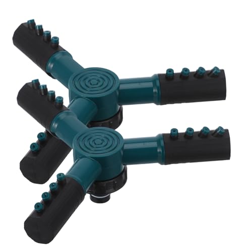 PartyKindom 2 Stück Automatischer Drehbarer Gartensprenger Verstellbarer Rasensprenger für Gartenbewässerung Langlebiger Bewässerungskopf für Rasenflächen und Blumenbeete von PartyKindom