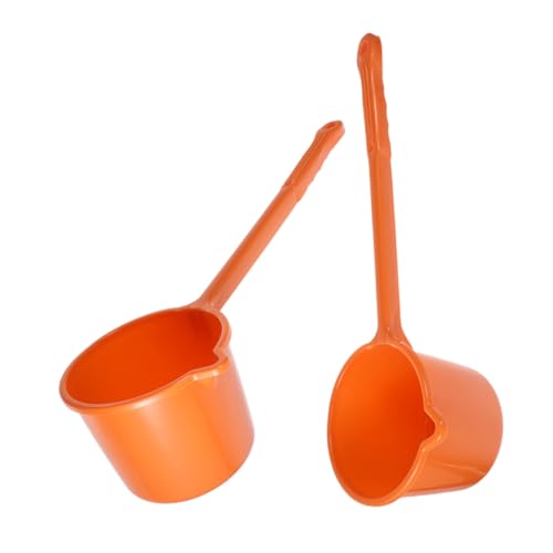 PartyKindom 2 Stück Badewasser Schöpflöffel aus Robustem Kunststoff mit Langem Ergonomischem Griff Vielseitiger Wasserschöpfer für Badezimmer Haarwäsche und Garten Stilvolles Design Langlebig von PartyKindom