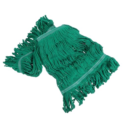 PartyKindom 2 Stück Baumwoll faden moppköpfe Nachfüllung Waschbare Langlebige Mopps für Nassreinigung Abnehmbare Stabile Moppköpfe für Industrie Haushaltsböden Einsetzbar von PartyKindom
