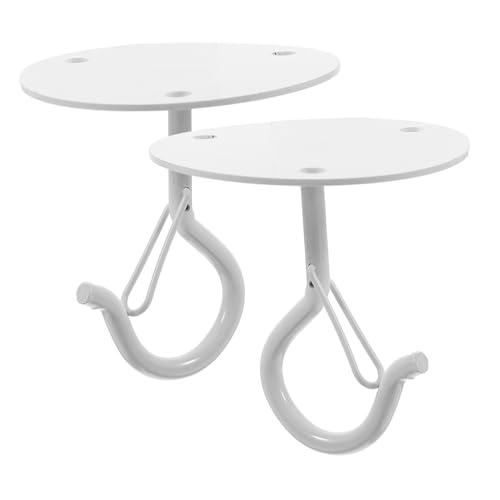 PartyKindom 2 Stück Deckenhaken für Hängepflanzen aus Robustem Metall mit Sicherheitsverschluss Vielseitig für Blumenampeln Laternen Pflanzgefäße und Deko für Innen und Außenbereich von PartyKindom