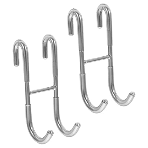 PartyKindom 2 Stück Duschglas Türhaken Bohrfreier Handtuchhalter für Badezimmer zum Aufhängen von Handtüchern Bademänteln und Duschzubehör PartyKindom 2 Stück Duschglas Türhaken Bohrfreier Handtuchhalter für Badezimmer zum Aufhängen von Handtüchern Bademänteln und Duschzubehör von PartyKindom