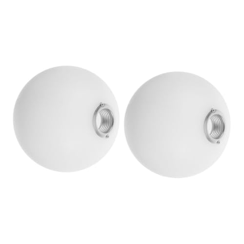 PartyKindom 2 Stück G9 Kugel Lampenschirme Aus Kunststoff Durchmesser 60mm Modernes Design Für Decken Und Wandleuchten Leicht Zu Reinigen Und Pflegen Für Veranda Und Terrasse von PartyKindom