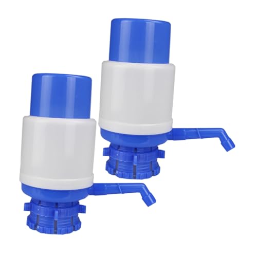 PartyKindom 2 Stück Handpumpe für Trinkwasser Manuelle Tragbare Wasserpumpe mit Schlauchverlängerung Kompatibel mit Standard Kanistern Langlebig Einfach zu Bedienen für Camping und Picknick von PartyKindom