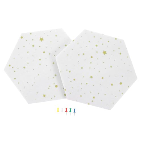 PartyKindom 2 Stück Hexagon Filz Pinnwand Dicke Filzplatten für Fotoanzeige DIY Wanddekoration Weiß Vielseitiges Memo Board für Wohnzimmer Büro PartyKindom 2 Stück Hexagon Filz Pinnwand Dicke Filzplatten für Fotoanzeige DIY Wanddekoration Weiß Vielseitiges Memo Board für Wohnzimmer Büro von PartyKindom