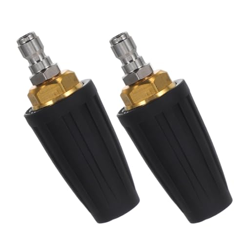 PartyKindom 2 Stück Hochdruckreiniger Turbodüse Psi Rotierende Sprühspitzen mit Schnellkupplung Langlebig Präzise für Garten Auto Außenreinigung Drain Cleaning Sewer Nozzle PartyKindom 2 Stück Hochdruckreiniger Turbodüse Psi Rotierende Sprühspitzen mit Schnellkupplung Langlebig Präzise für Garten Auto Außenreinigung Drain Cleaning Sewer Nozzle von PartyKindom