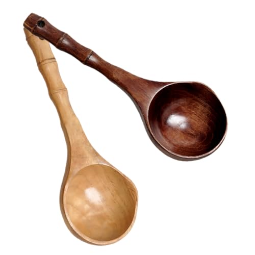 PartyKindom 2 Stück Holzlöffel Teilig für Suppen und Saucen und Natürliche Küchenutensilien aus Hochwertigem Holz zum Kochen Servieren für Garten Schaufel für Badezimmer und Küche und PartyKindom 2 Stück Holzlöffel Teilig für Suppen und Saucen und Natürliche Küchenutensilien aus Hochwertigem Holz zum Kochen Servieren für Garten Schaufel für Badezimmer und Küche und von PartyKindom