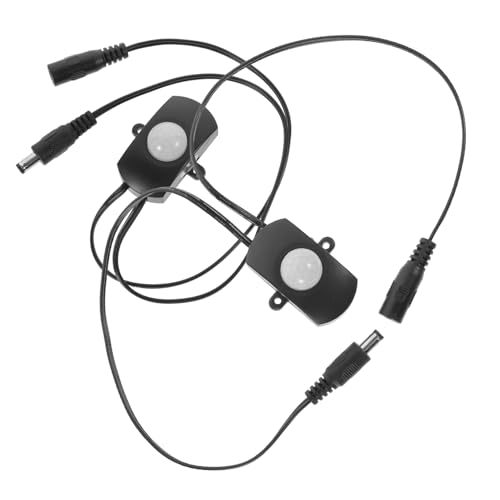 PartyKindom 2 Stück LED Infrarot Bewegungsmelder Sensor Lichtschalter Automatischer Menschensensor für Innen und Außen Energiesparender LED Lichtcontroller von PartyKindom