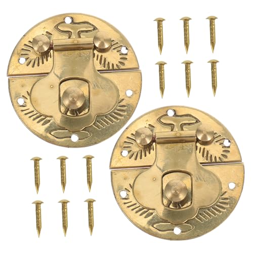 PartyKindom 2 Stück Messing Boxschnalle Dekorative Haspe Riegelhaken Dekorative Haspen Schnallen Schmucktruhen Hardware Messing Riegel Truhen Riegel Hardware Für Holzkisten Haspe PartyKindom 2 Stück Messing Boxschnalle Dekorative Haspe Riegelhaken Dekorative Haspen Schnallen Schmucktruhen Hardware Messing Riegel Truhen Riegel Hardware Für Holzkisten Haspe von PartyKindom