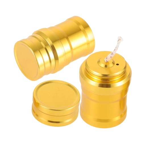 PartyKindom 2 Stück Mini Alkoholbrenner Tragbar Kompakt Alkoholheizung Camping Outdoor Labor Heizgerät Goldfarben Platzsparend Leicht Transportierbar PartyKindom 2 Stück Mini Alkoholbrenner Tragbar Kompakt Alkoholheizung Camping Outdoor Labor Heizgerät Goldfarben Platzsparend Leicht Transportierbar von PartyKindom