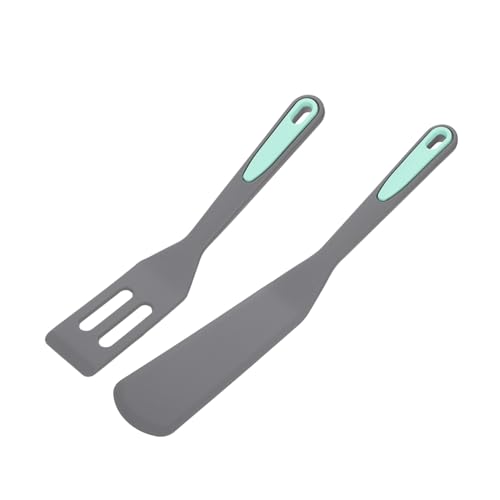PartyKindom 2 Stück Mini Silikon Pfannenwender Hitzebeständig Küchenhelfer Spachtel für Kochen Braten Eier Wiederverwendbar mit Aufhängeloch Schonend für Antihaft pfannen für Haushalt und PartyKindom 2 Stück Mini Silikon Pfannenwender Hitzebeständig Küchenhelfer Spachtel für Kochen Braten Eier Wiederverwendbar mit Aufhängeloch Schonend für Antihaft pfannen für Haushalt und von PartyKindom