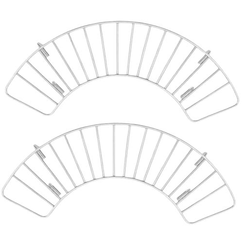 PartyKindom 2 Stück Ölablagerost BBQ Zubehör Küchenablage mit Haken Abnehmbar Leicht zu Reinigen Geeignet für Grill Backofen Camping und Restaurant Mittlere PartyKindom 2 Stück Ölablagerost BBQ Zubehör Küchenablage mit Haken Abnehmbar Leicht zu Reinigen Geeignet für Grill Backofen Camping und Restaurant Mittlere von PartyKindom
